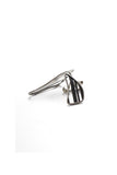 asymmetrical contemporary elegant silver earrings by lacuna jewelry