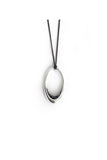 unique contemporary silver pendant necklace with fragments