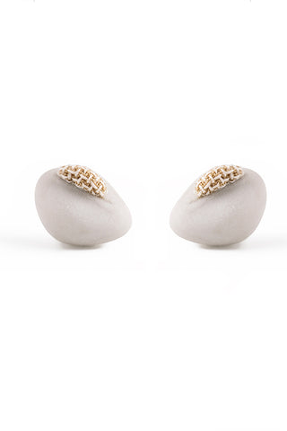 Small studs, earrings, tiny stud earrings, small white post earrings, tiny studs, earrings, White earrings, contemporary earrings, art to wear, design for designers, jewelry design, ceramic jewelry, ceramic pendant, minimal, stylish, new earrings, quality, limited edition, online shopping, statement jewelry, jewellery, simplicity, future, sustainable, different, ageless, jewelry for her, altbride, unique jewelry, wear art, alternative jewelry, beauty, lacuna jewelry, yafit ben meshulam, lacuna shop,