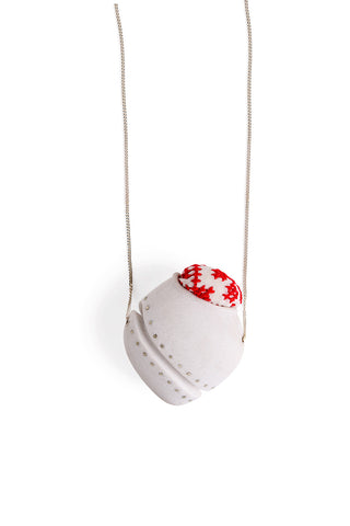 Pendant necklace, White pendant, white necklace, contemporary pendant necklace, art to wear, design for designers, jewelry design, ceramic jewelry, ceramic pendant, stylish pendant, new pendant necklace, statement jewelry, jewellery, different jewelry for her, unique jewelry, alternative jewelry, lacuna jewelry, lacuna shop, yafit ben meshulam