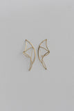 14K YELLOW GOLD WIRE EARRINGS