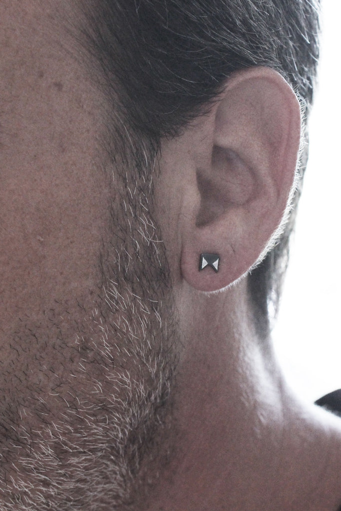 Single Mens Hoop Earring 925 Sterling Silver Earring for Men Oval Earring  for Mens Jewelry 15mm Thick Earring for Him Guys Earring - Etsy | Men  earrings, Mens earrings hoop, Unisex earrings