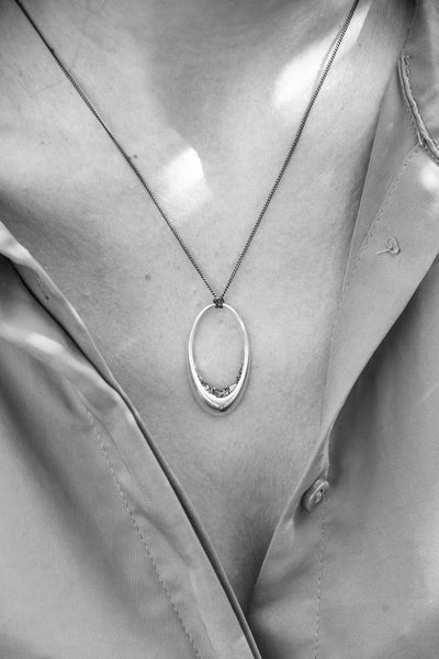 unique contemporary pendant necklace by lacuna jewelry