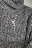 dainty silver pendant necklace for women by lacuna jewelry 