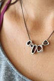 Unique contemporary statement charm pendant necklace made from Sterling Silver  by lacuna jewelry